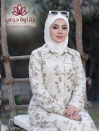 فستان "كلاسيك فلورا" الكتان